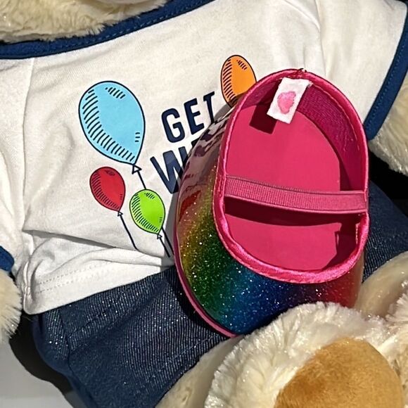 Build A Bear Get Well Soon Bear With Tags - Picture 10 of 12